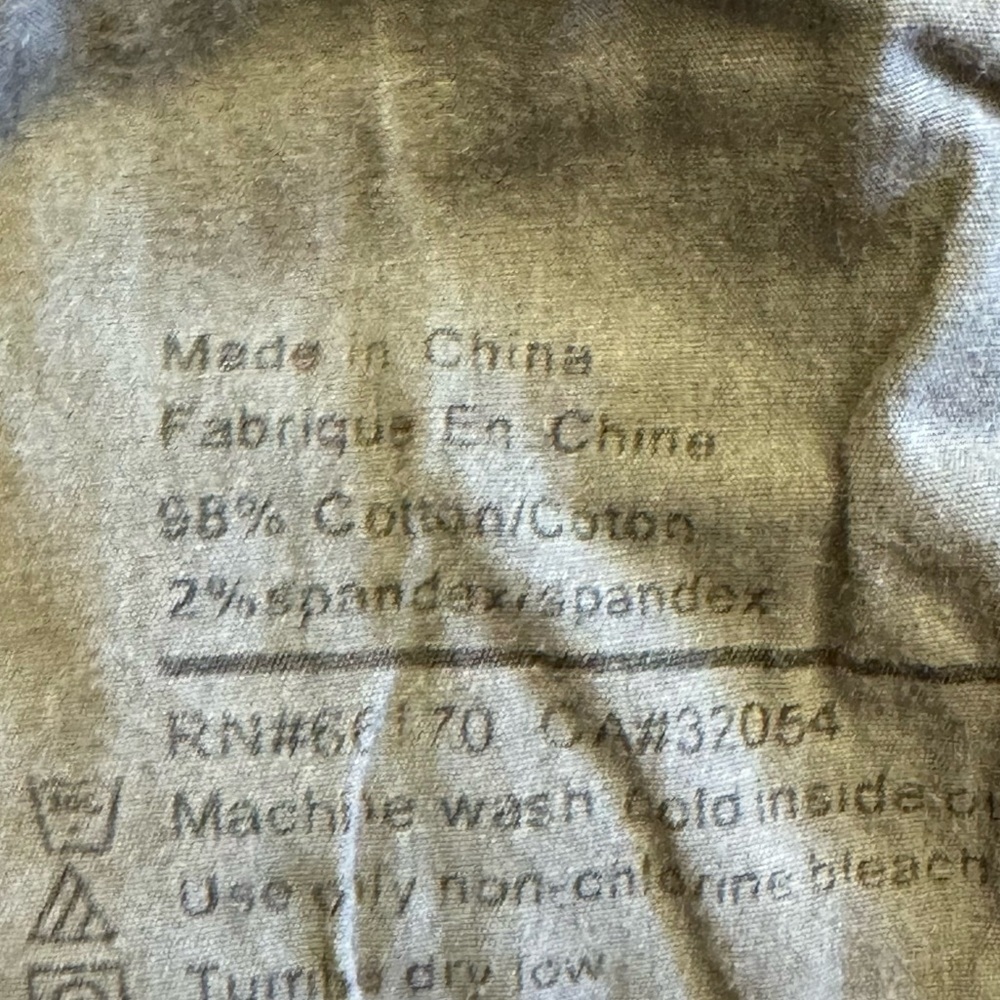 BDG Gray Corduroy Pants Size 31 Ankle Cigarette Stretch 34 x 29 Minimalist - Picture 15 of 16